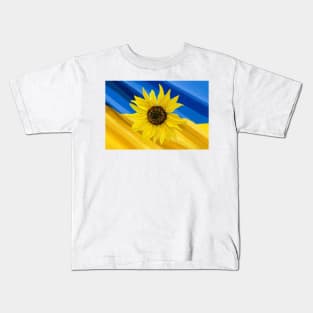 Ukraine Sunflower Kids T-Shirt